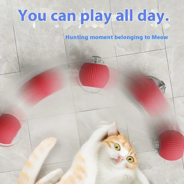 🐾 The Ultimate Smart Rolling Cat Toy – Keep Your Cat Active &amp; Happy! 🐾