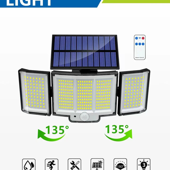 Solar-Powered Motion Sensor Light – Energy-Saving, Eco-Friendly & Ultra-Bright Outdoor Lighting!