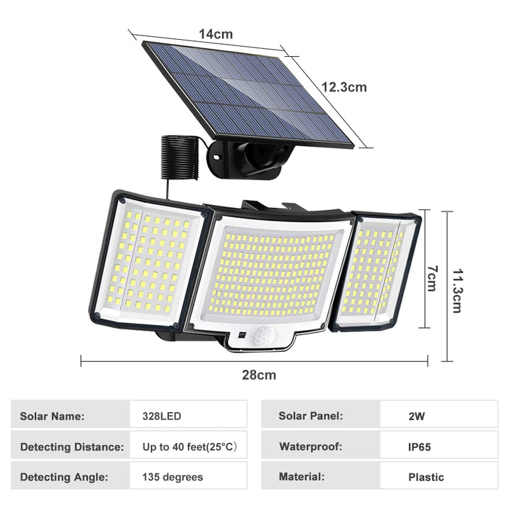 Solar-Powered Motion Sensor Light – Energy-Saving, Eco-Friendly & Ultra-Bright Outdoor Lighting!