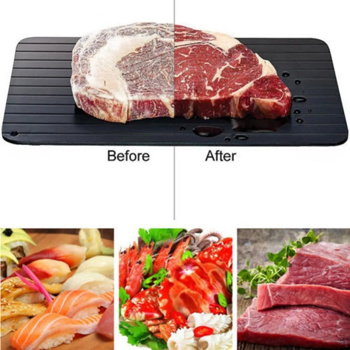 Revolutionize Your Kitchen with the Fast Defrosting Tray – Thaw Meat in Minutes!