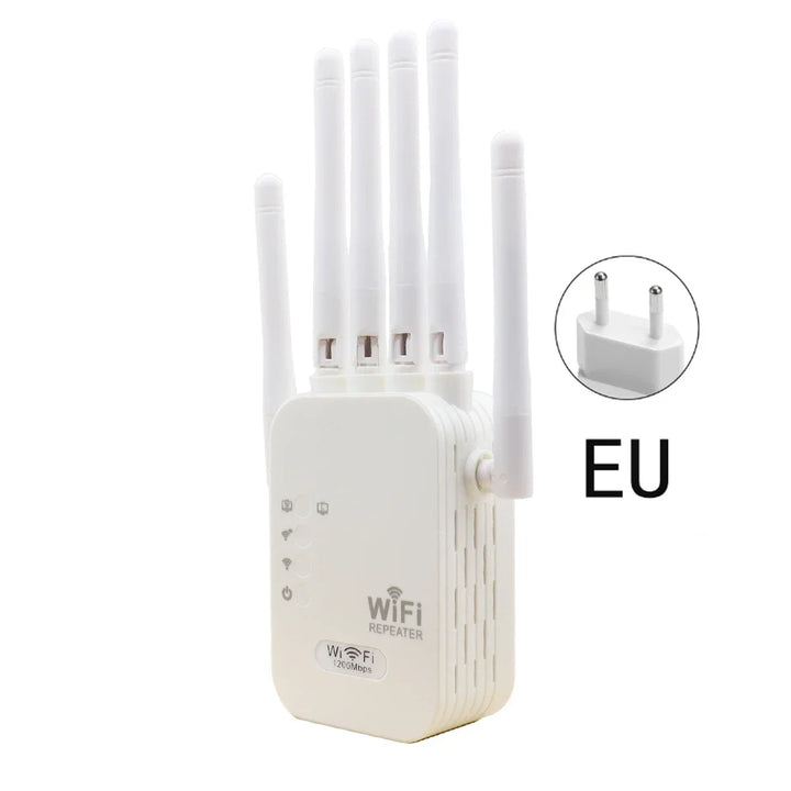 📡 Turbocharge Your Wi-Fi: 1200Mbps Repeater for Uninterrupted, High-Speed Internet! 🚀