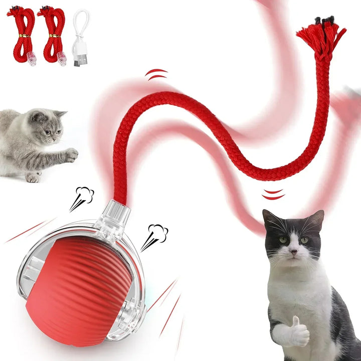 🐾 The Ultimate Smart Rolling Cat Toy – Keep Your Cat Active &amp; Happy! 🐾