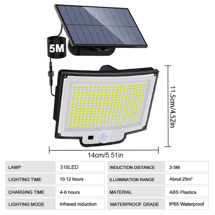 Solar-Powered Motion Sensor Light – Energy-Saving, Eco-Friendly & Ultra-Bright Outdoor Lighting!