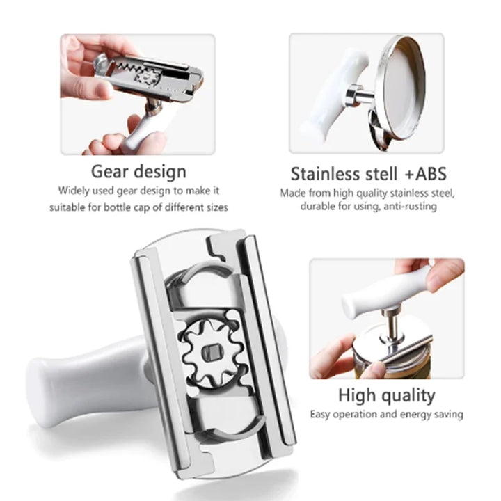 The Ultimate Adjustable Multi-Function Bottle Cap Opener – Open Any Lid with Ease!