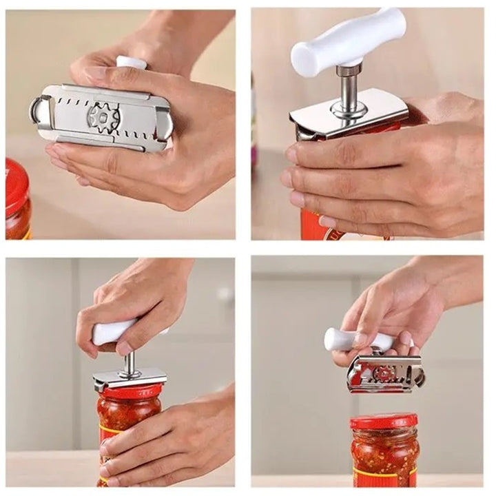 The Ultimate Adjustable Multi-Function Bottle Cap Opener – Open Any Lid with Ease!